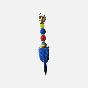 Colorful Bird with Blue and Red Beads Carl from Up
